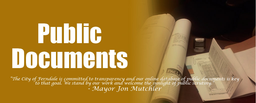 Public Documents | City of Ferndale