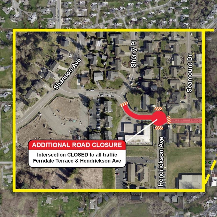 Map of Hendrickson Intersection scaled