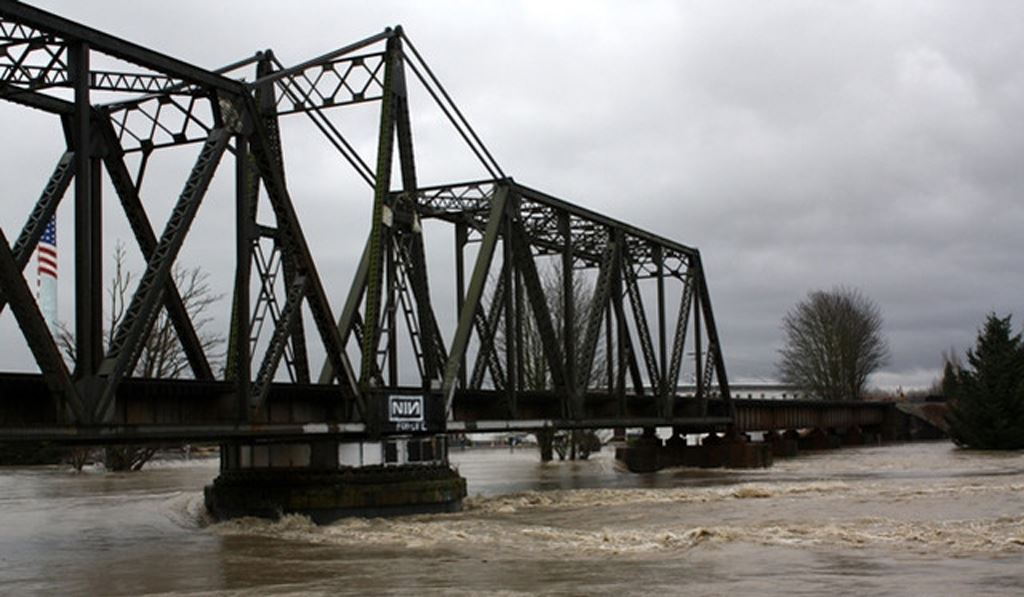 Flooding under Bridge