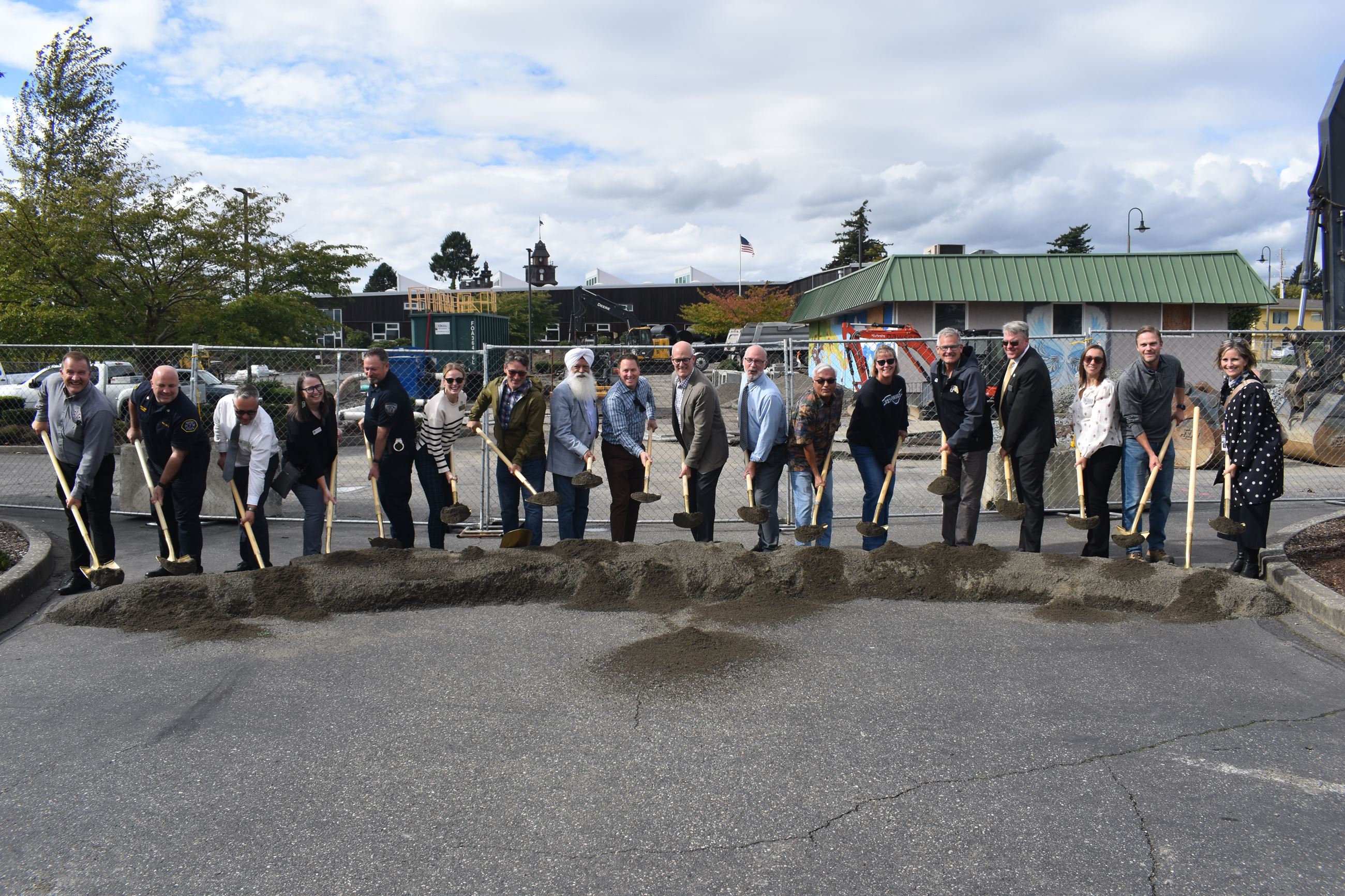 Posed Shovel Photo - Ferndale Record