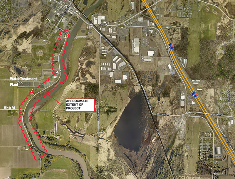 Ferndale Levee Diagram Aerial Map